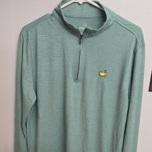 Masters Teal Quarter-Zip Pullover